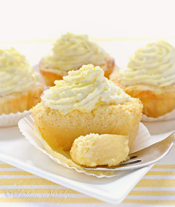 Lemon Magic Cupcakes