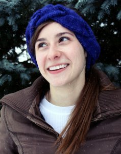 Winter Morning Braided Head Wrap