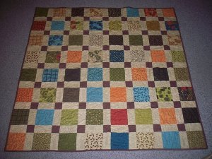 Magically Self Sashing Disappearing Nine Patch Quilt