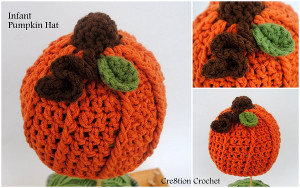 Infant Crochet Pumpkin Hat