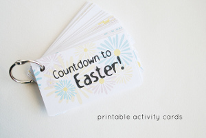 Countdown to Easter Activity Cards