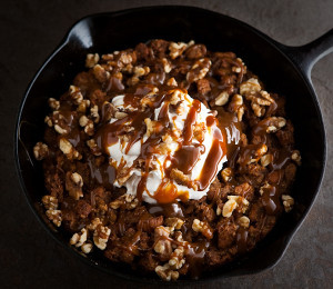 Skillet Apple Butter Bread Pudding