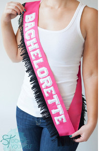 Bachelorette Sash Tutorial