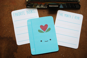 Favorite Book Project Life Cards