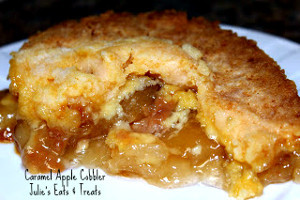 Caramel Apple Cake Mix Cobbler