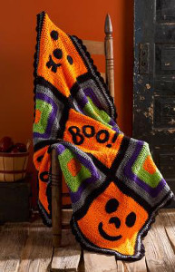Spooky Cute Crochet Throw