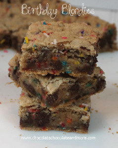 Birthday Blondie Bars