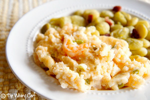 Cheesy Baked Shrimp and Grits