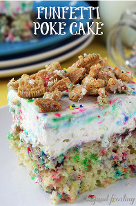 Funfetti Poke Cake