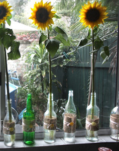 Recycled Rustic Vases