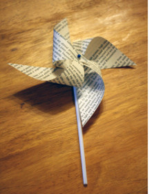 Mini Paper Pinwheels