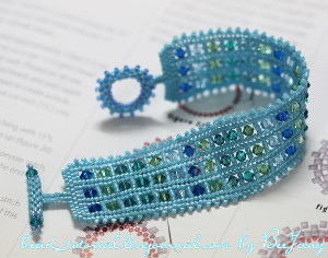 Herringbone Crystal Bracelet