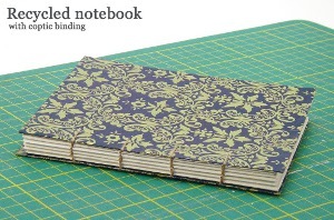 Upcycled and Bound Notebook