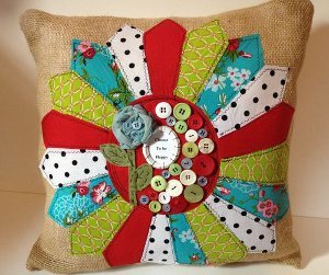 Sew Homemade Dresden Pillow Design