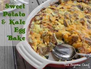 Sweet Potato and Kale Egg Bake