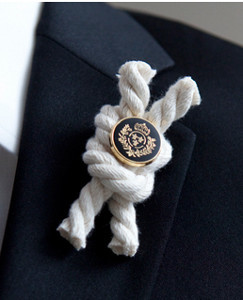 Nautical Rope Boutonnieres
