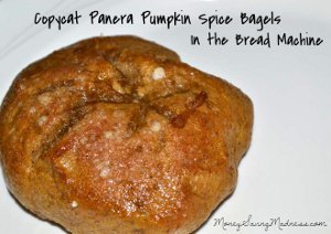 Copycat Panera Bread Pumpkin Spice Bagel