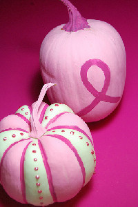 Breast Cancer Awareness Pumpkin