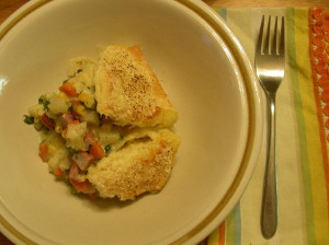 Biscuit-Topped Ham Pot Pie