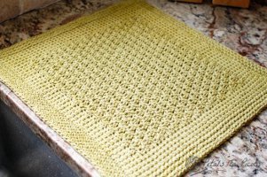 Afghan Stitch Kitchen Mat