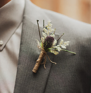 Twisted Twine Boutonniere