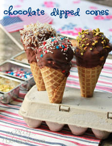 Knockoff Drumstick Ice Cream Cones