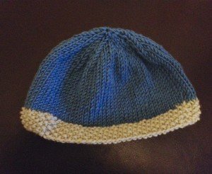 Stockinette Stitch Baby Hat