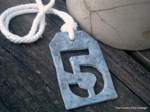 Nautical Numbered Tags