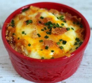 Mini Mashed Cauliflower Casseroles