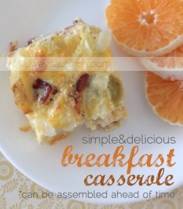 Simple Make-Ahead Breakfast Casserole