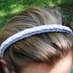 Brilliant Braided T-Shirt Headband