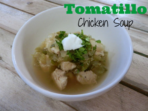 Tomatillo Chicken Soup