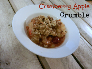 Cranberry Apple Crumble