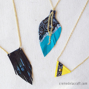 Dynamite Duct Tape Necklace Trio