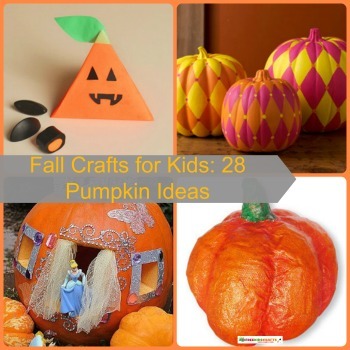 Fall Crafts for Kids: 28 Pumpkin Ideas