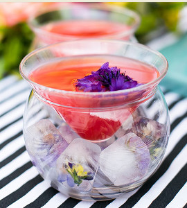 Floating Flower Ice Cubes