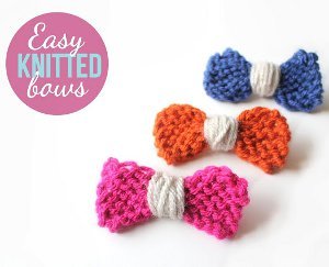 Easy Knitted Bows