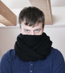 Black Bear Infinity Scarf