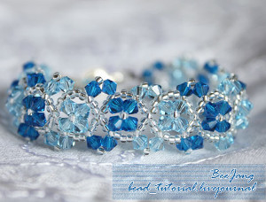 Snowflower Bracelet Pattern