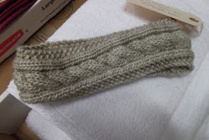 Cabled Crown Headband