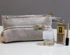 Golden Bow Glam Bag