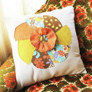 Harvest Pinwheel Pillow