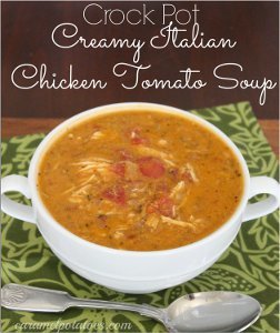 Creamy Italian Chicken Tomato Soup