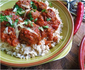 Slow Cooker Mexican Meatballs