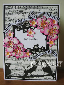 Just a Musical Note Card
