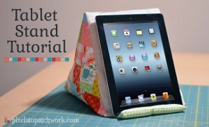 Patchy Tablet Pillow Stand