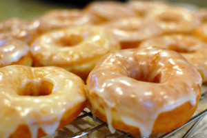 Homemade Krispy Kreme Glazed Doughnuts