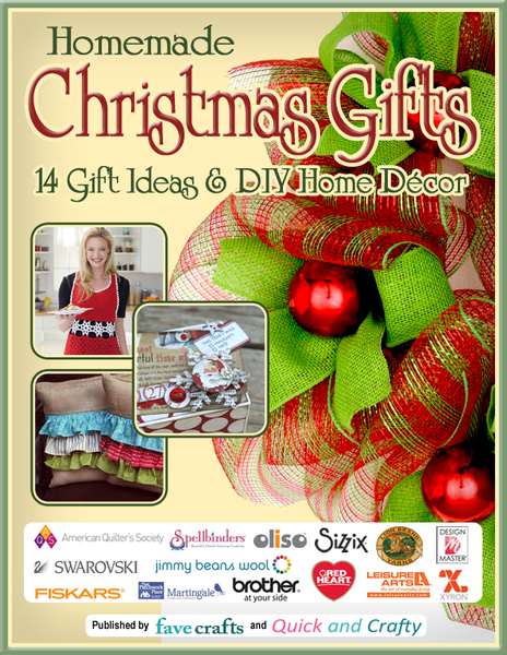 "Homemade Christmas Gifts: 14 Gift Ideas & DIY Home Decor" free eBook