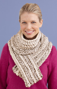 Crochet Rib Scarf