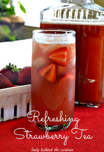 Refreshing Strawberry Tea | FaveSouthernRecipes.com